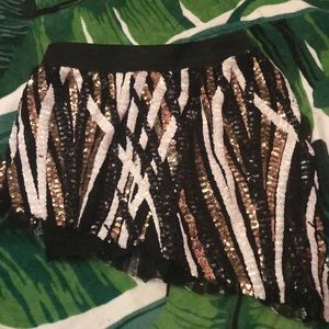 Sequin dance skirt